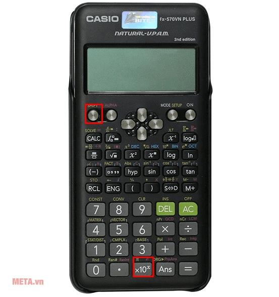 Cách bấm số Pi trên máy tính Casio FX 570VN PLUS