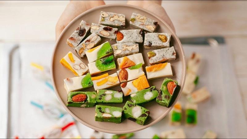 Hướng dẫn làm kẹo Hạnh phúc – Nougat không bị cứng