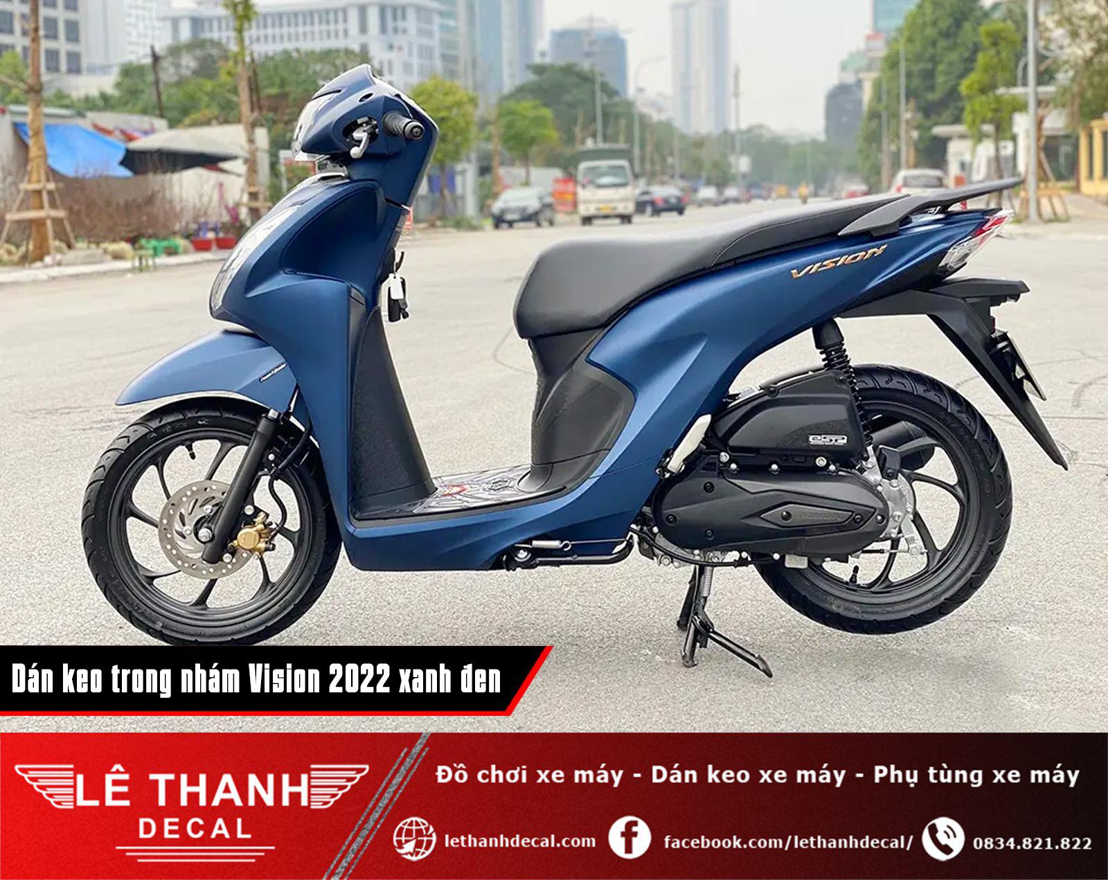 Dán decal xe Vision giá bao nhiêu, các kiểu dán xe Vision đẹp và hot