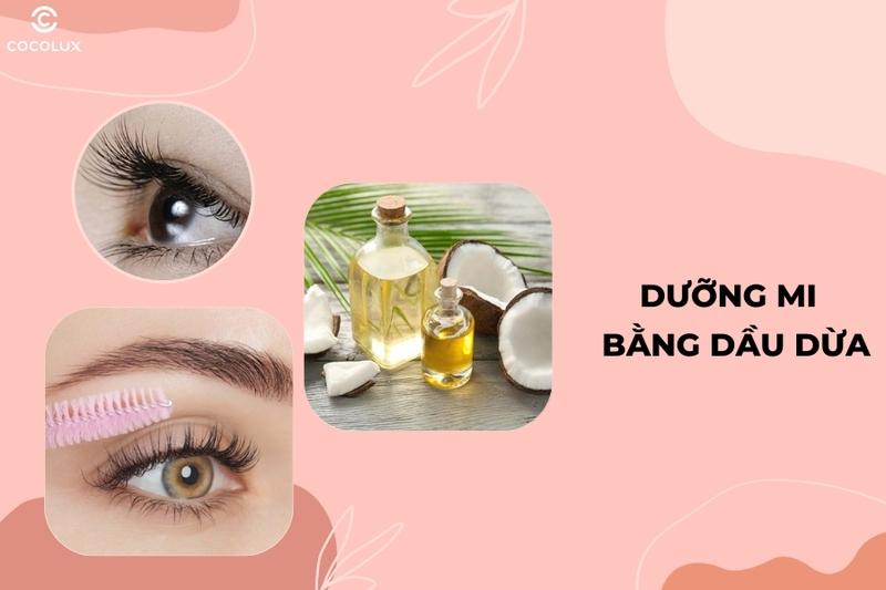 Hướng dẫn cách dưỡng mi bằng dầu dừa HIỆU QUẢ nhất