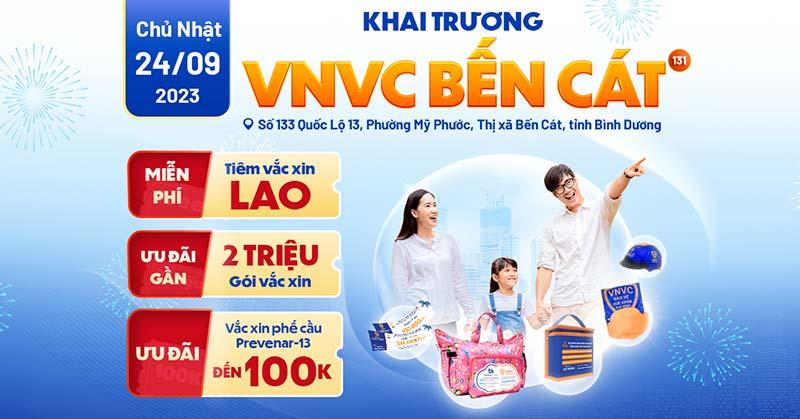 Khai trương VNVC Bến Cát, trung tâm tiêm chủng VNVC thứ 6 tại Bình Dương