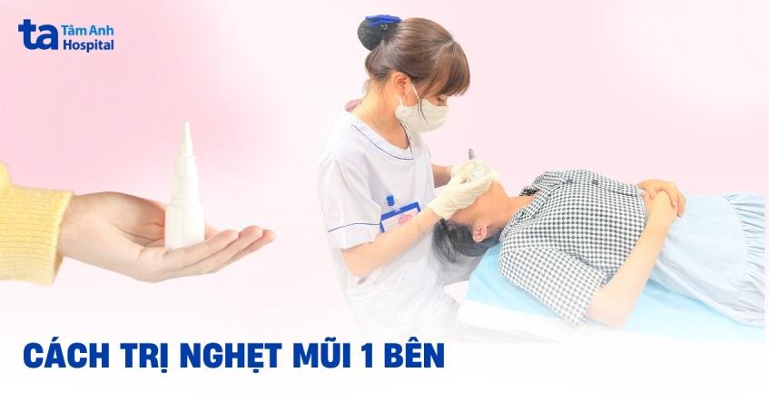 cách trị nghẹt mũi 1 bên