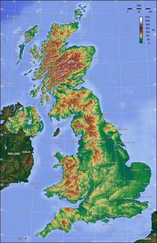 bản đồ Nước Anh