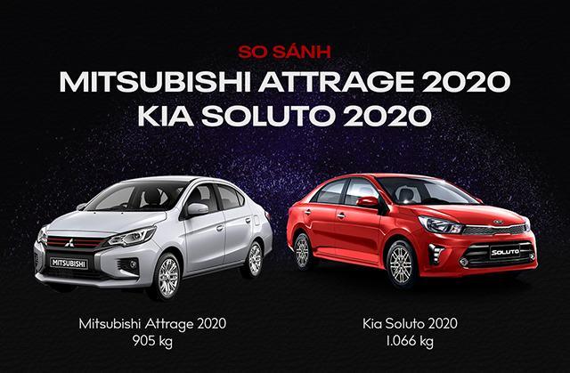 Sedan hạng B giá rẻ, chọn Mitsubishi Attrage hay Kia Soluto?