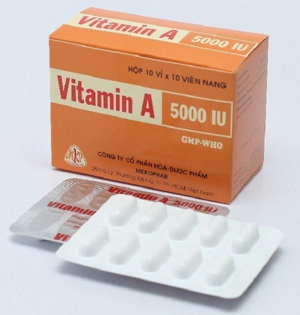 Thuốc bổ sung vitamin A 5000IU: Giá, công dụng và những lưu ý