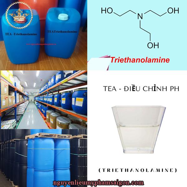 TEA Triethanolamine và công dụng trong ngành mỹ phẩm