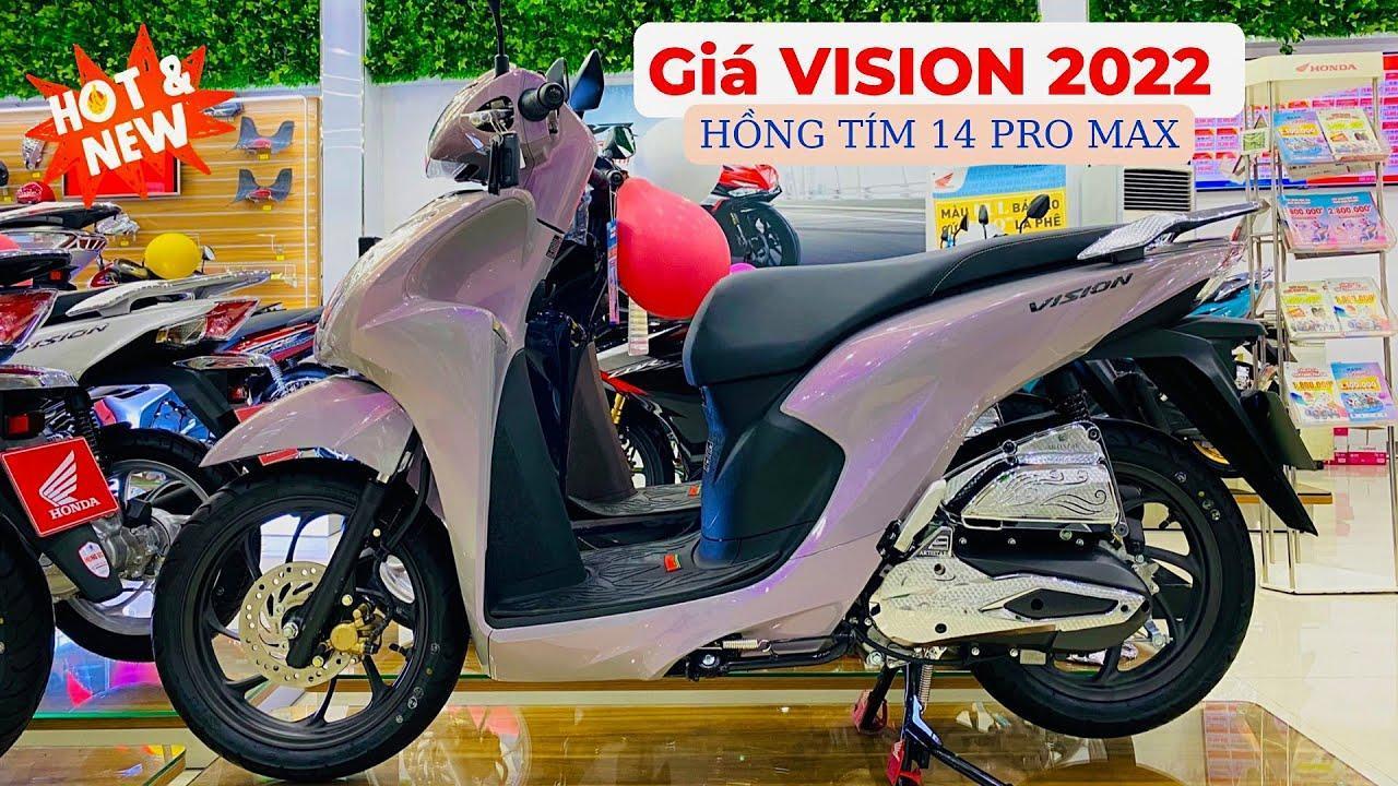 Honda Vision màu hồng tím “Pro max” cực đỉnh khiến hội chị em mê mệt