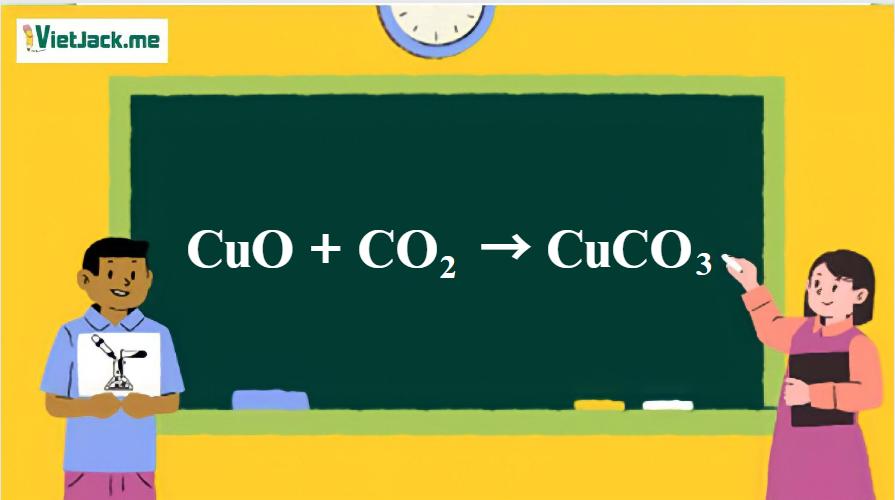 CuO + CO2 → CuCO3 | CuO ra CuCO3