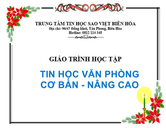 Giáo Trình Tự Học Tin Học Văn Phòng - Trung Tâm Tin Học Sao Việt