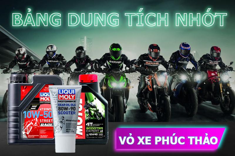 Tra cứu dung tích dầu nhớt