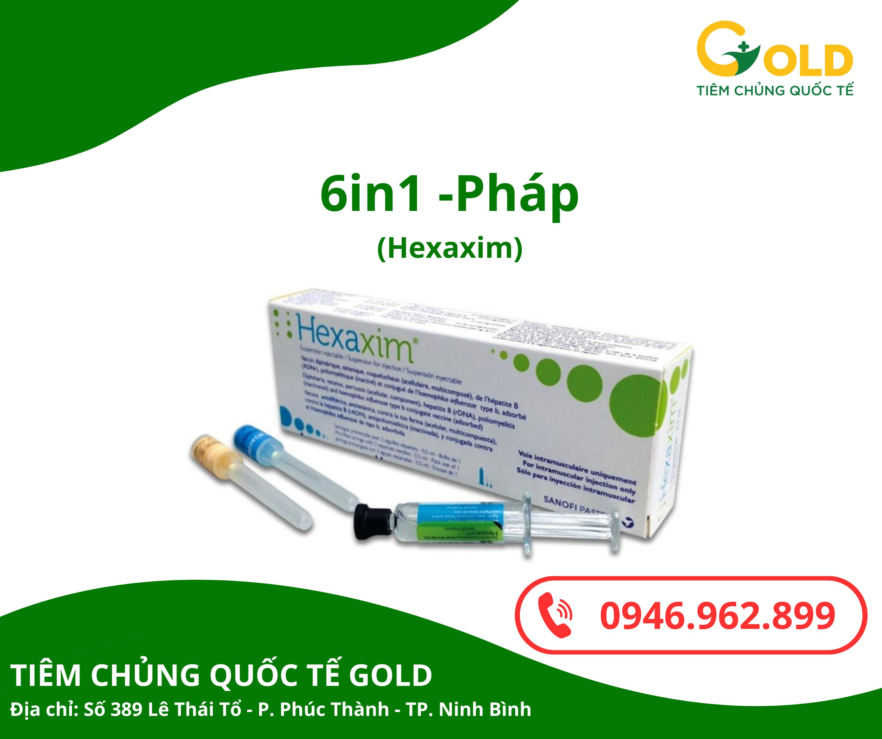 Vắc xin HEXAXIM (Pháp) – Vaccine 6in1