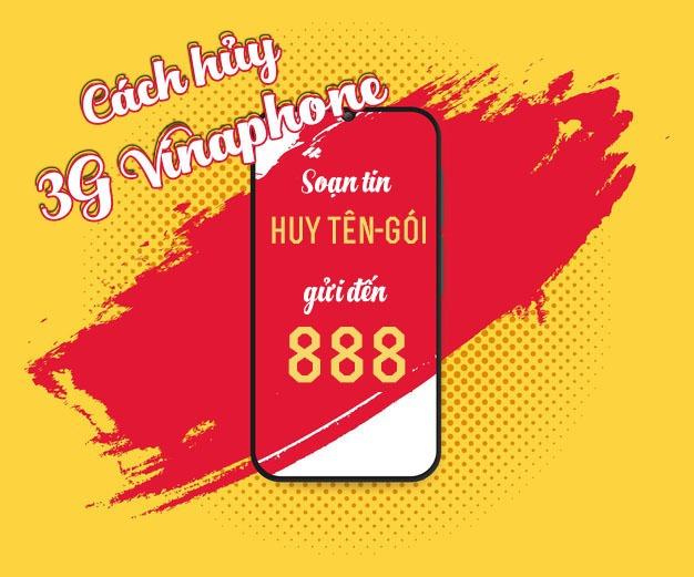 Cách hủy gói cước 3G Vinaphone miễn phí