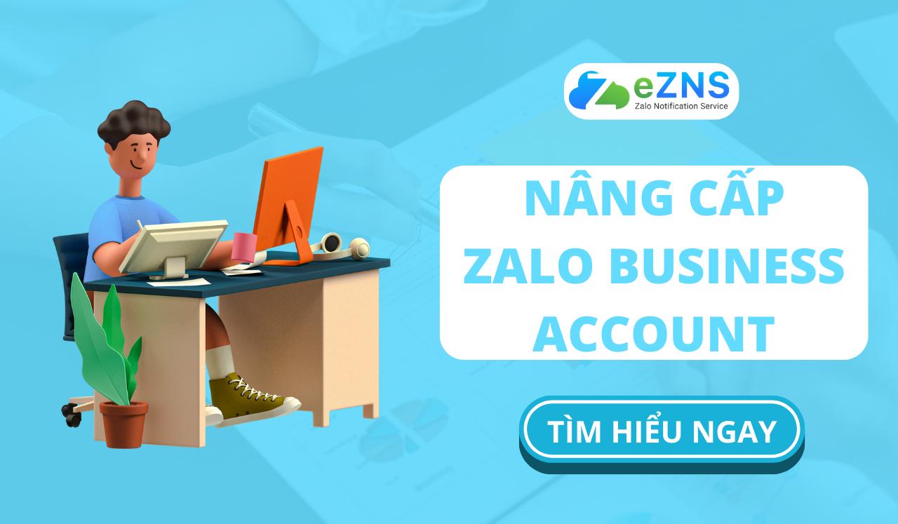 Hướng dẫn nâng cấp Zalo Business Account 2023 mới nhất