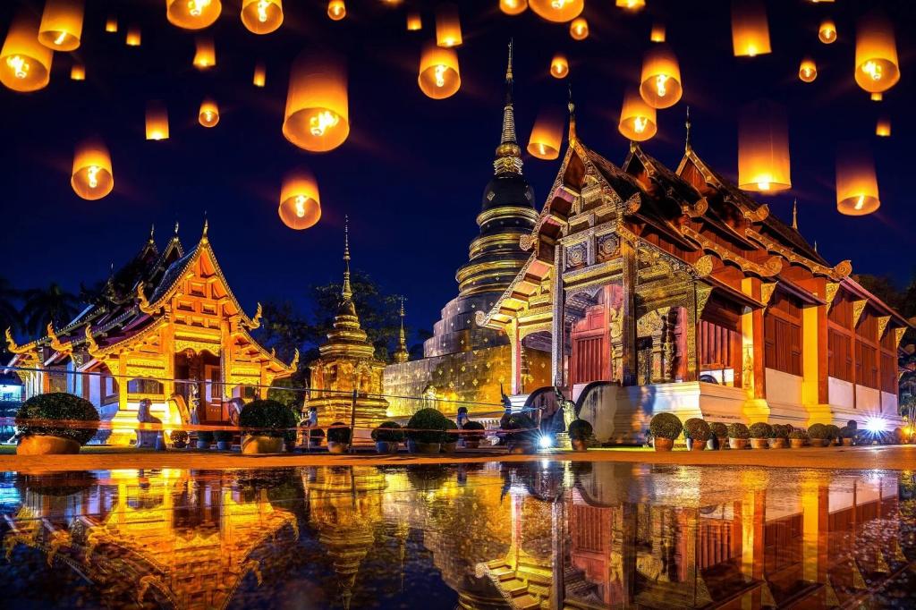 Lễ hội thả đèn trời Yi Peng ở Chiang Mai - CheapTickets