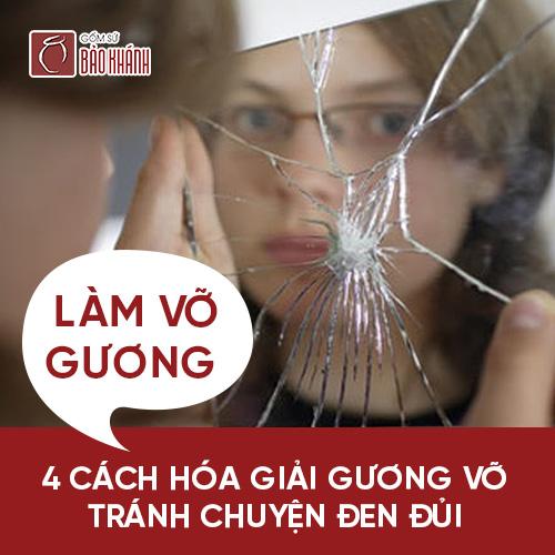 làm vỡ gương hóa giải ra sao