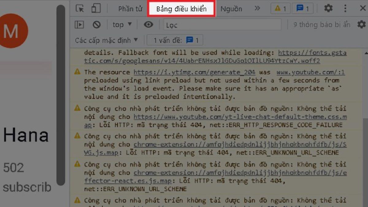 Cách hủy đăng ký nhiều kênh YouTube bước 5