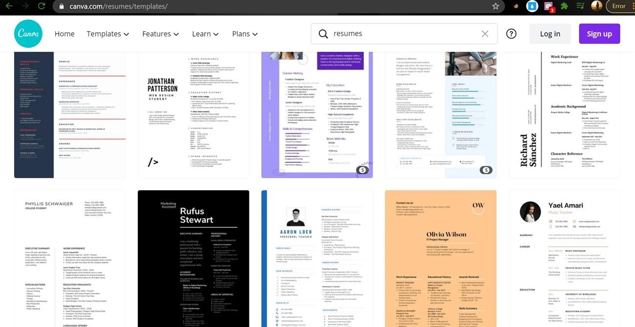 TOP 8 trang Web hỗ trợ tạo CV xin việc miễn phí